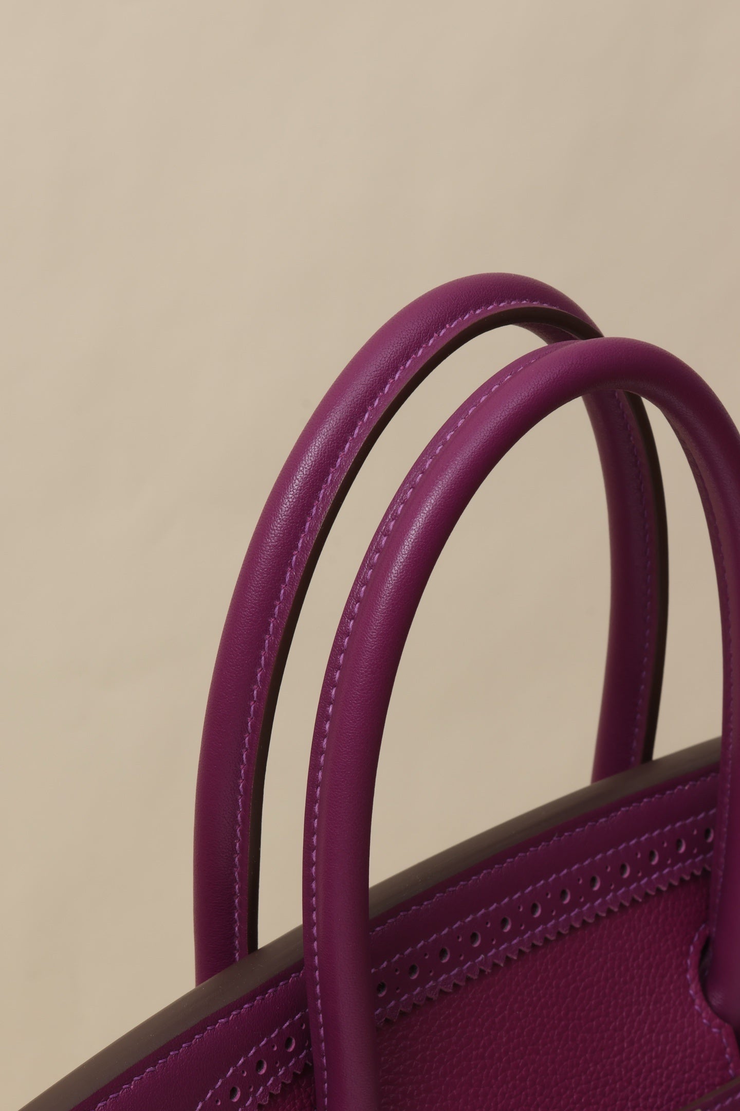 Hermès Birkin Ghillies 30/35 Anemone Purple Leather