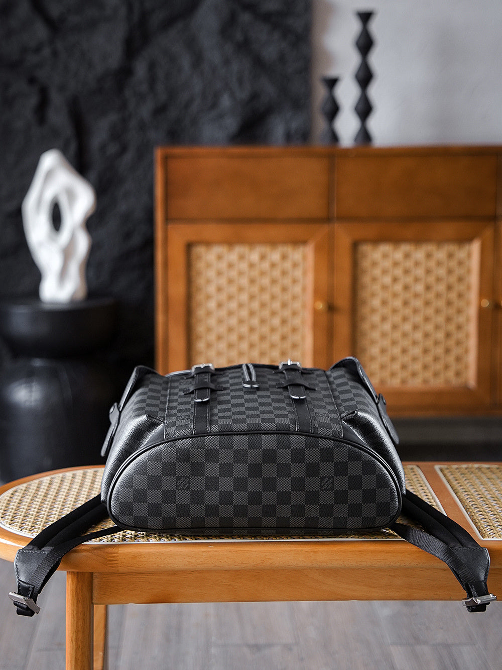Louis Vuitton Christopher PM Backpack in Damier Graphite