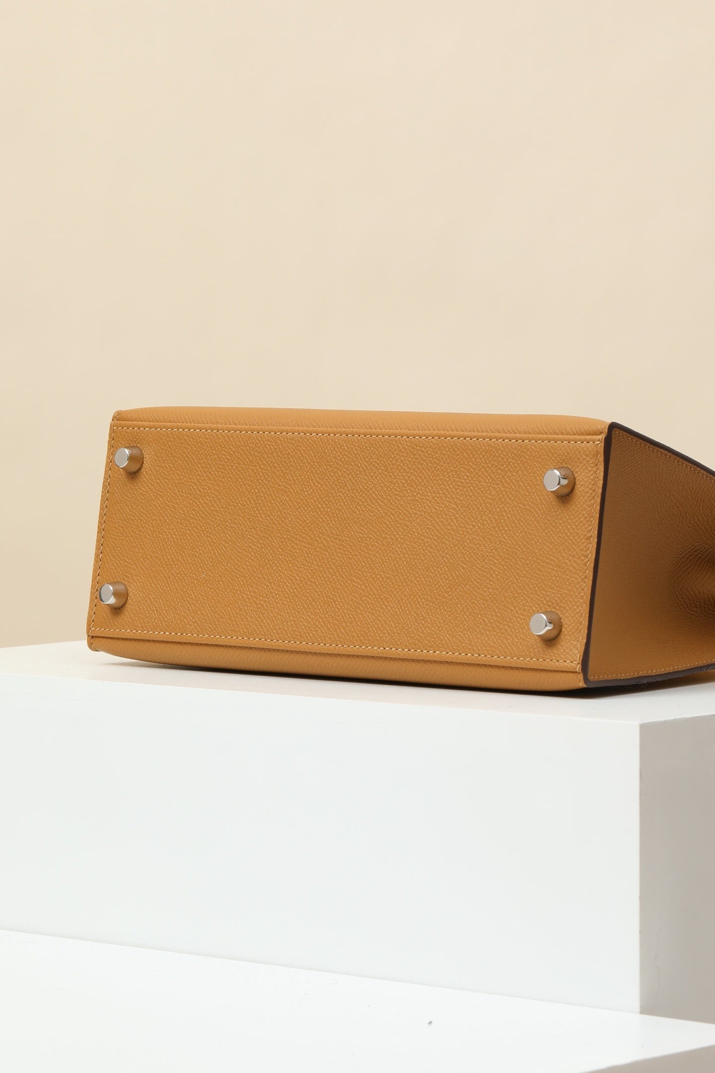 Hermès HSS Kelly 25 Sellier Jaune Ambre & Sesame