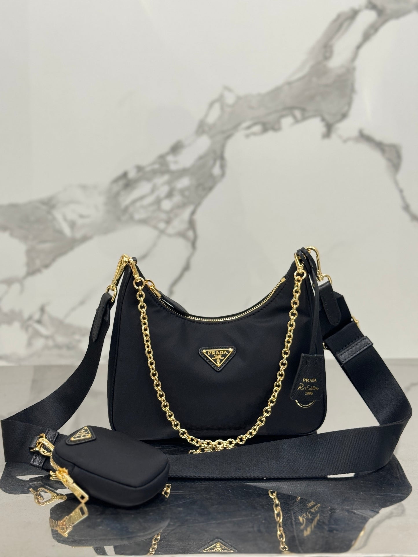 Prada Re-Edition 2005 Re-Nylon Bag – Iconic Designer Nylon Shoulder Bag