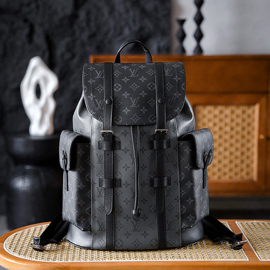 Louis Vuitton Christopher Backpack in Monogram Eclipse Reverse