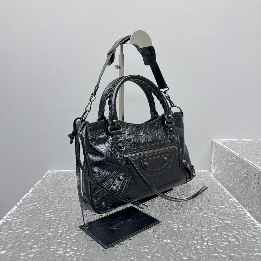 Balenciaga Le City First Black Arena Lambskin