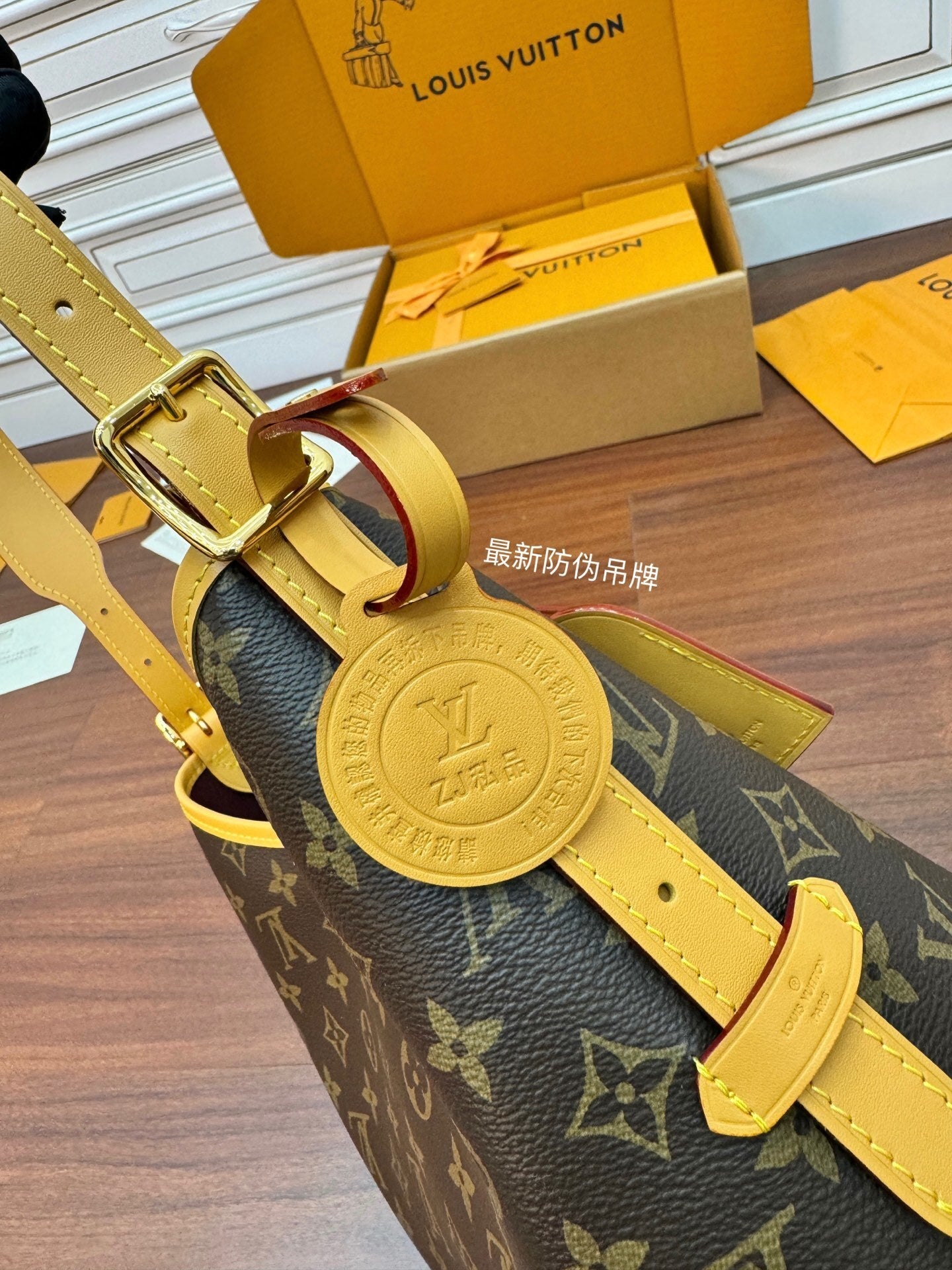 Louis Vuitton CarryAll PM Handbag – Monogram Canvas with Natural Leather Trim