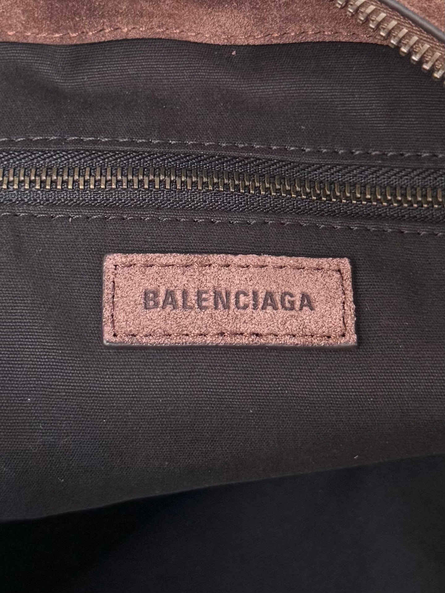 Balenciaga Le City Hobo Brown Suede Bag
