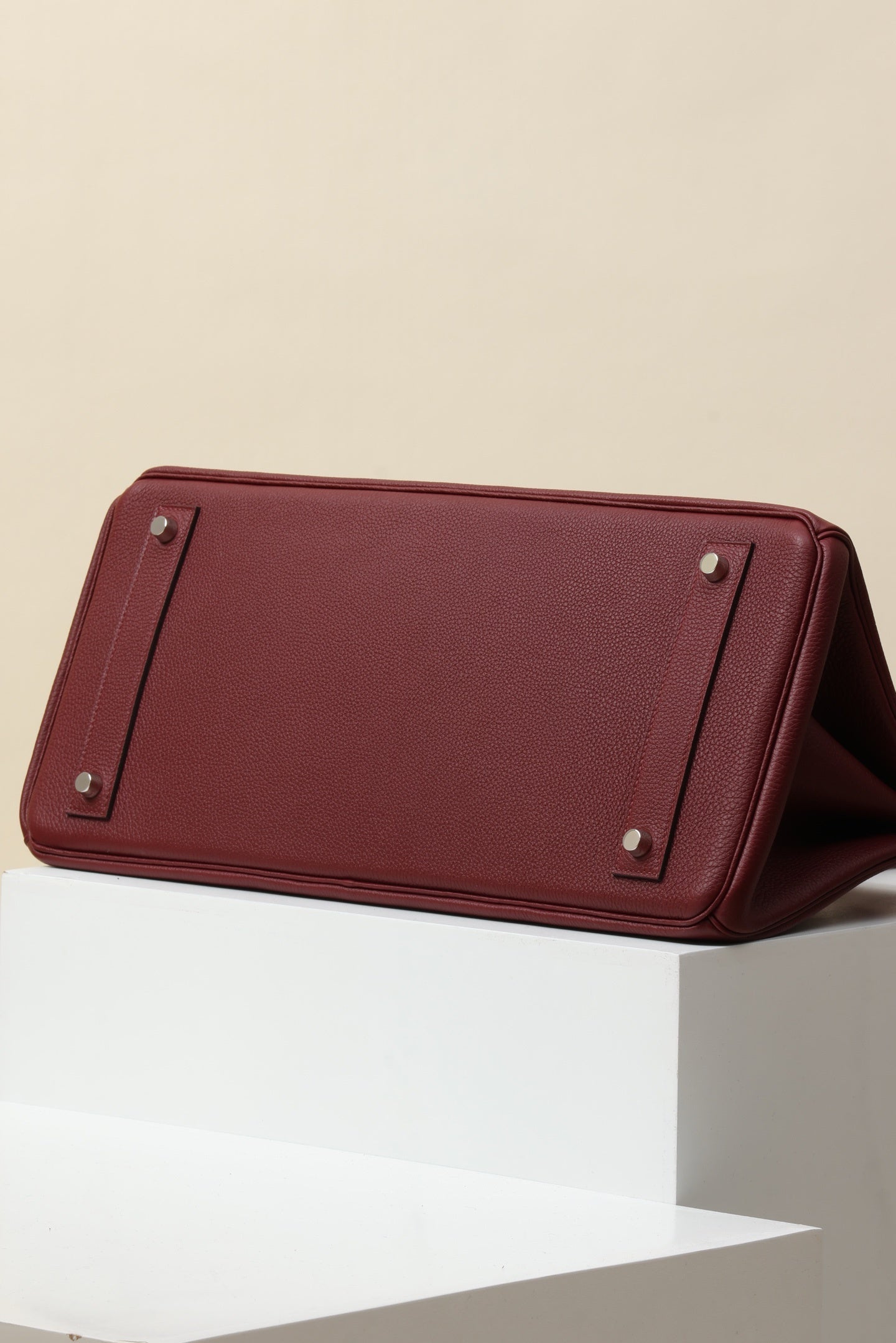 Hermès Birkin 35 Rouge H Leather with Palladium Hardware