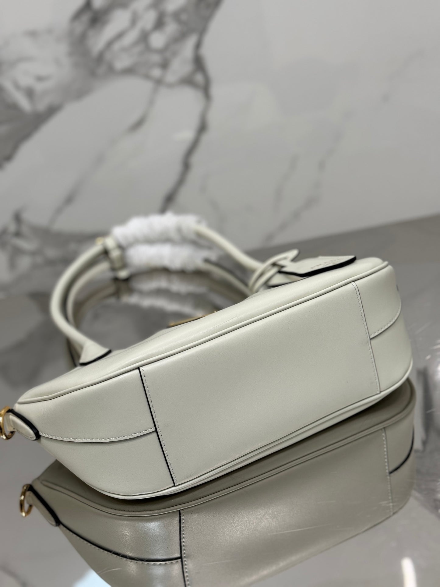 Prada Triangle City Calf Small Shoulder Bag