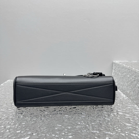 Balenciaga Bel Air Small Black Calfskin Messenger Bag