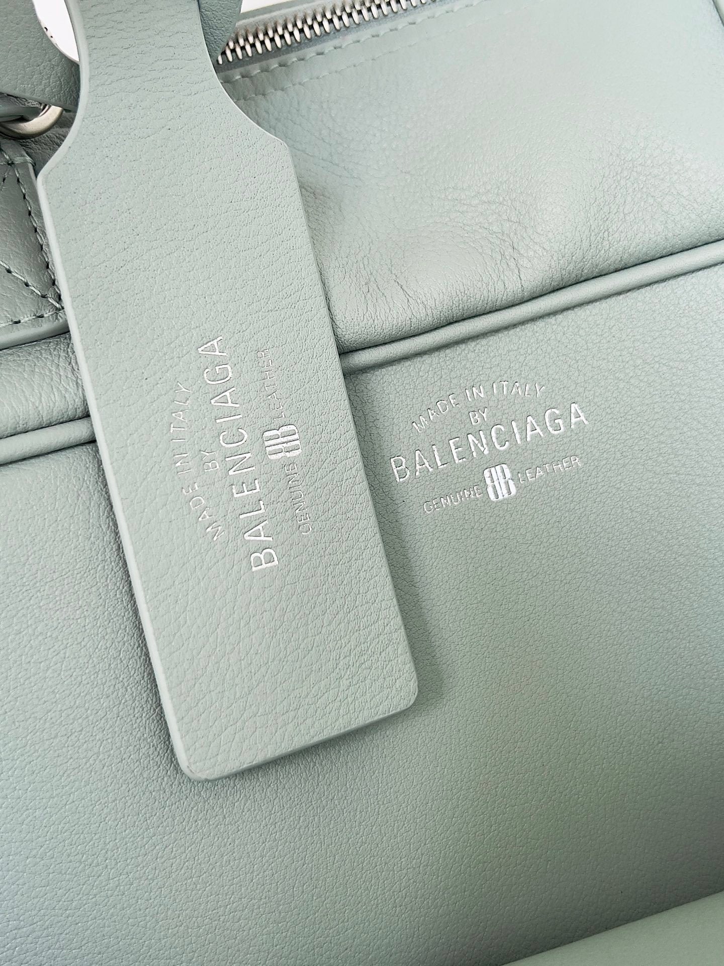 Balenciaga Carrie Bowling Bag Light Green
