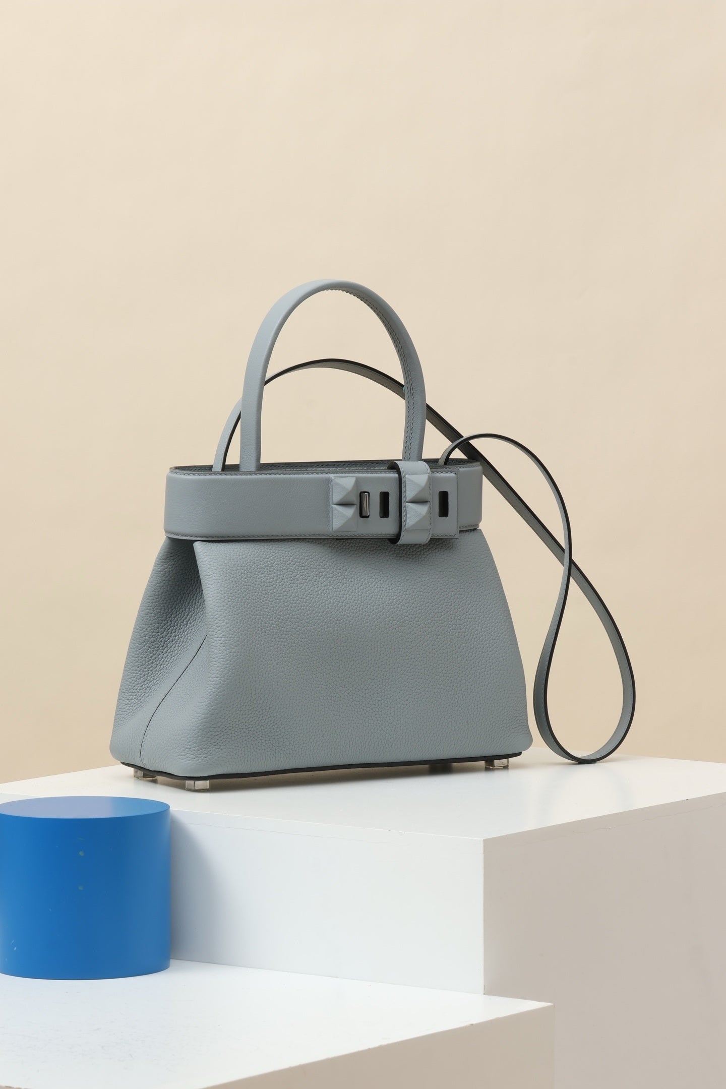 Hermès Medor Bag Gris Meyer Togo & Swift Leather