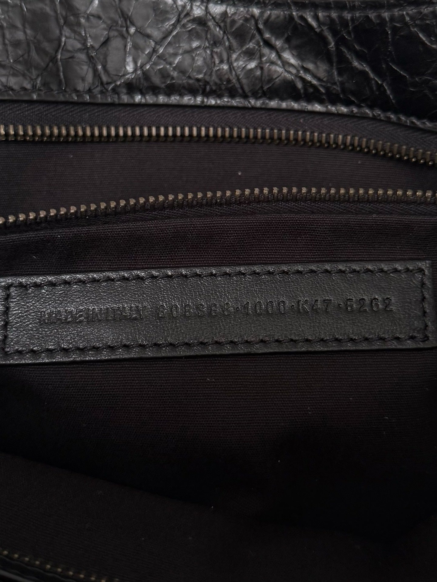 Balenciaga Le City Large Arena Lambskin Bag