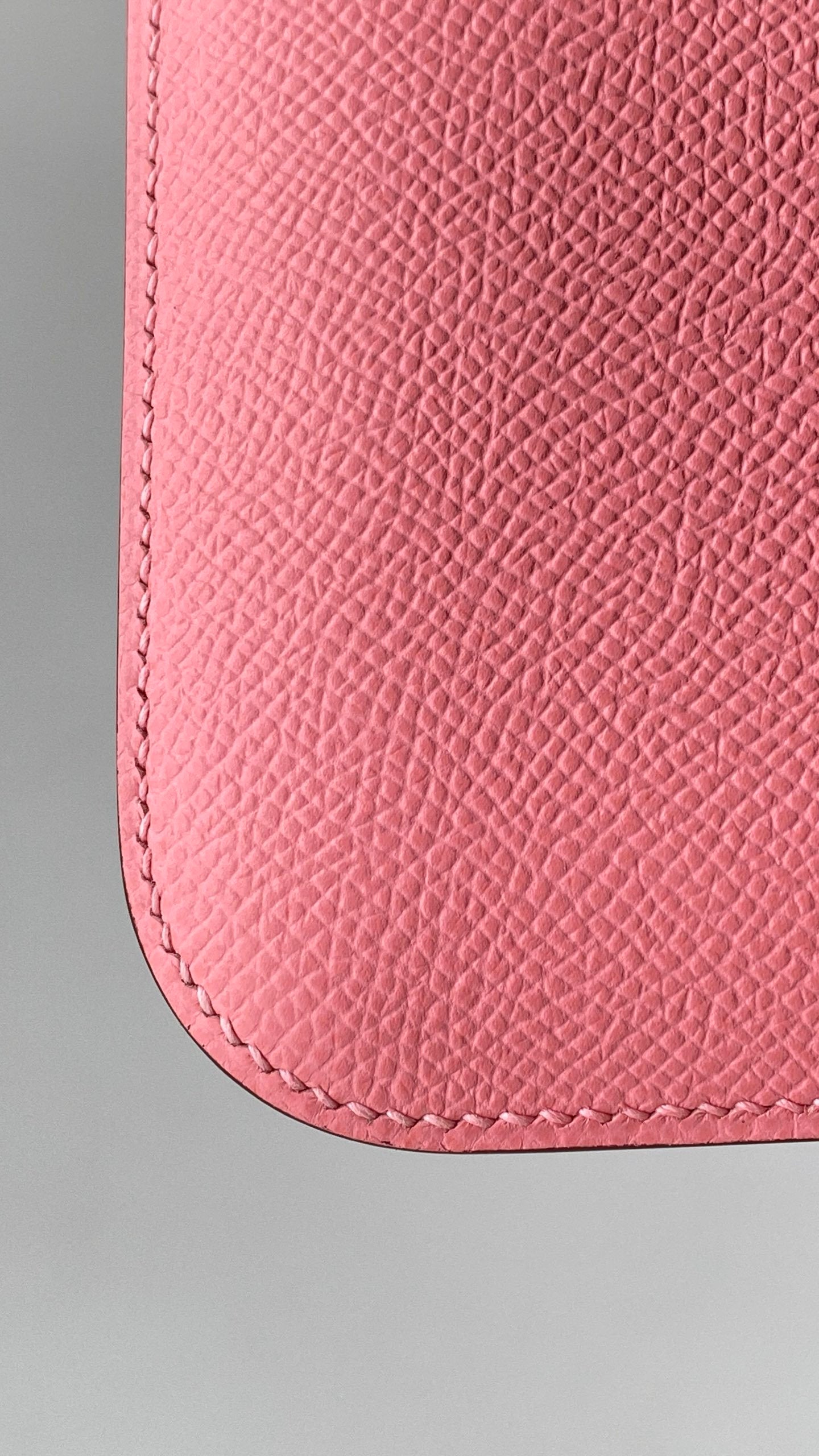 Hermès Constance Mini 18 Rose Confetti Epsom