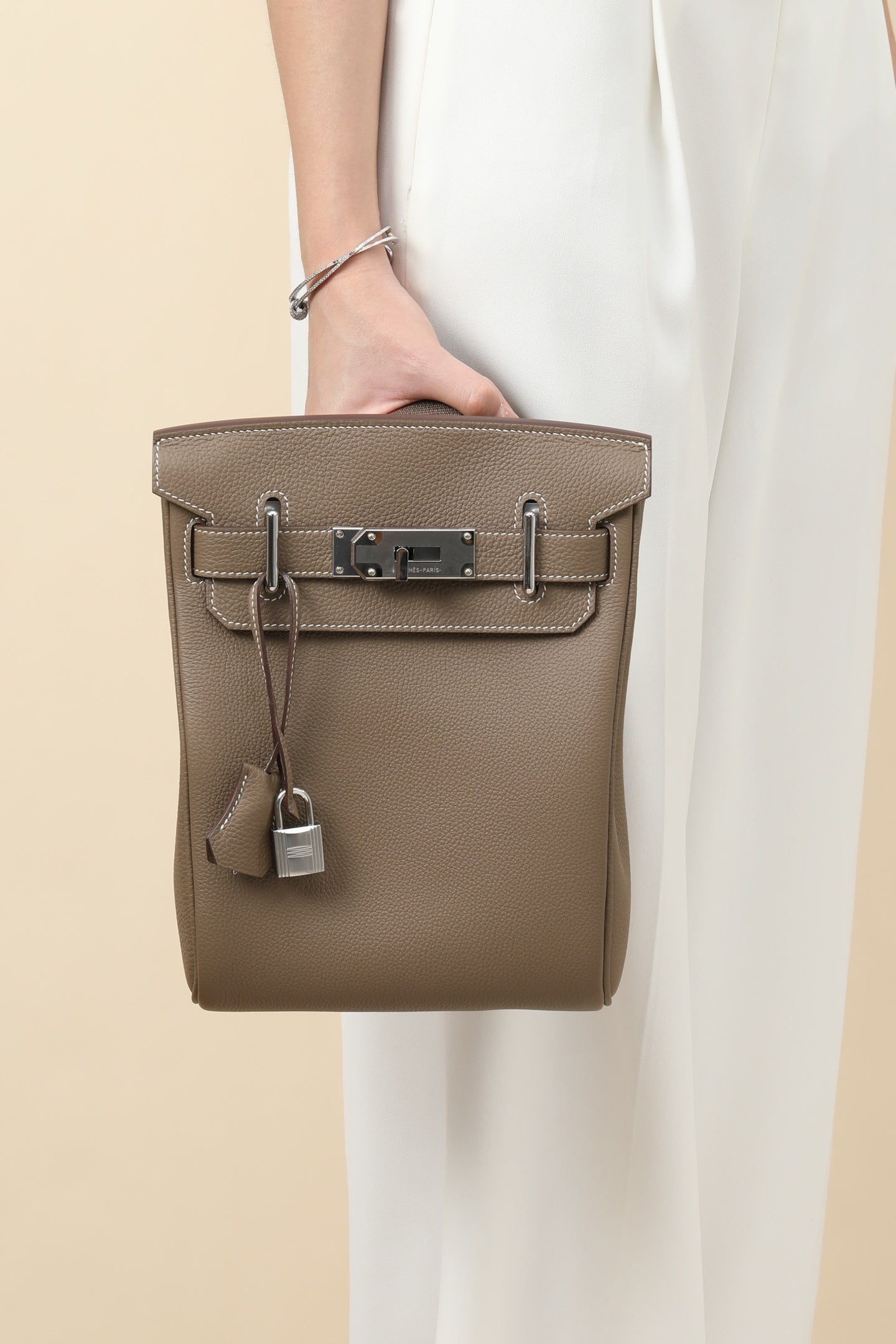 Hermès HAC a Dos PM Togo Leather Backpack