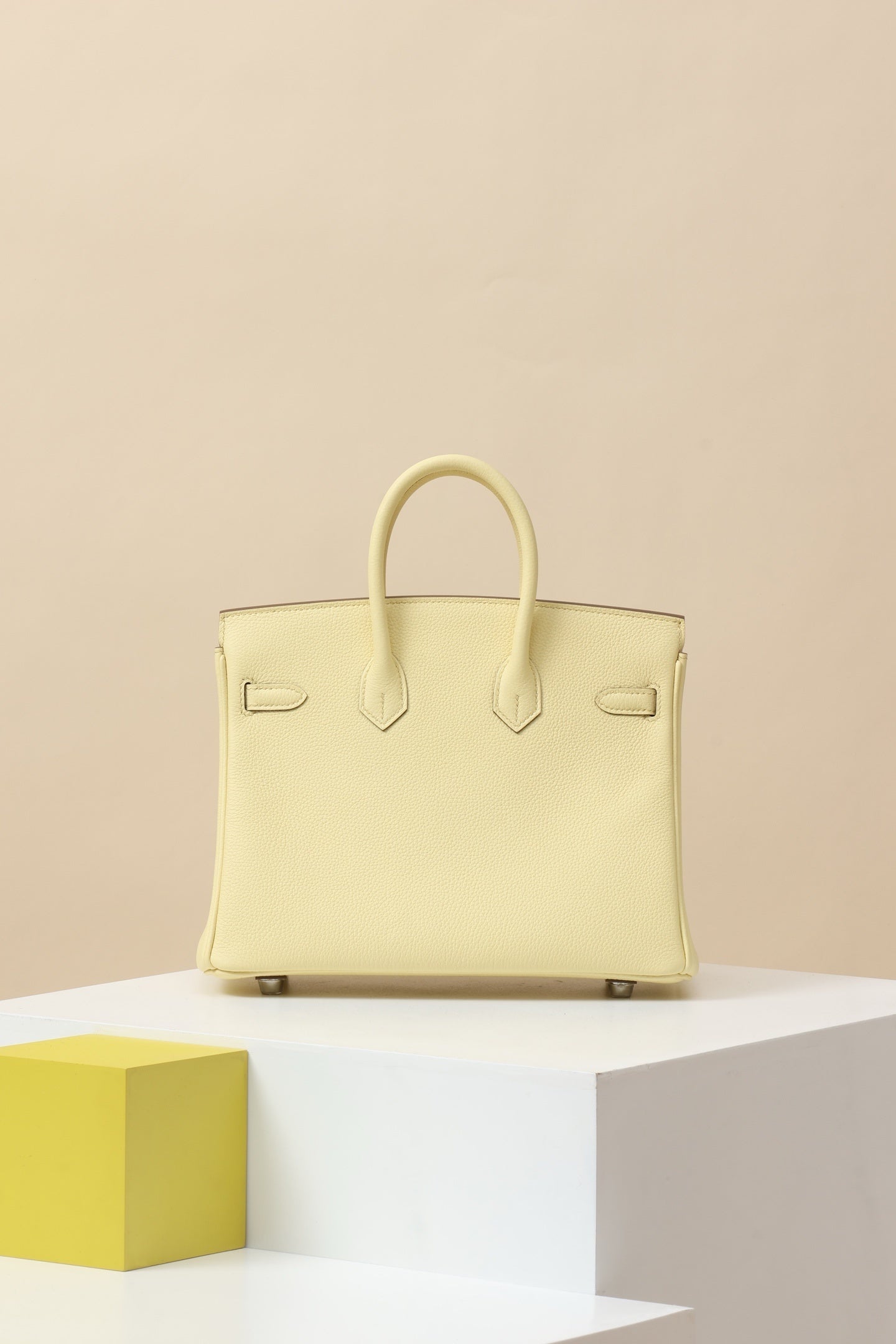 Hermès Birkin 25 Jaune Poussin – Elegant Luxury Yellow Designer Handbag