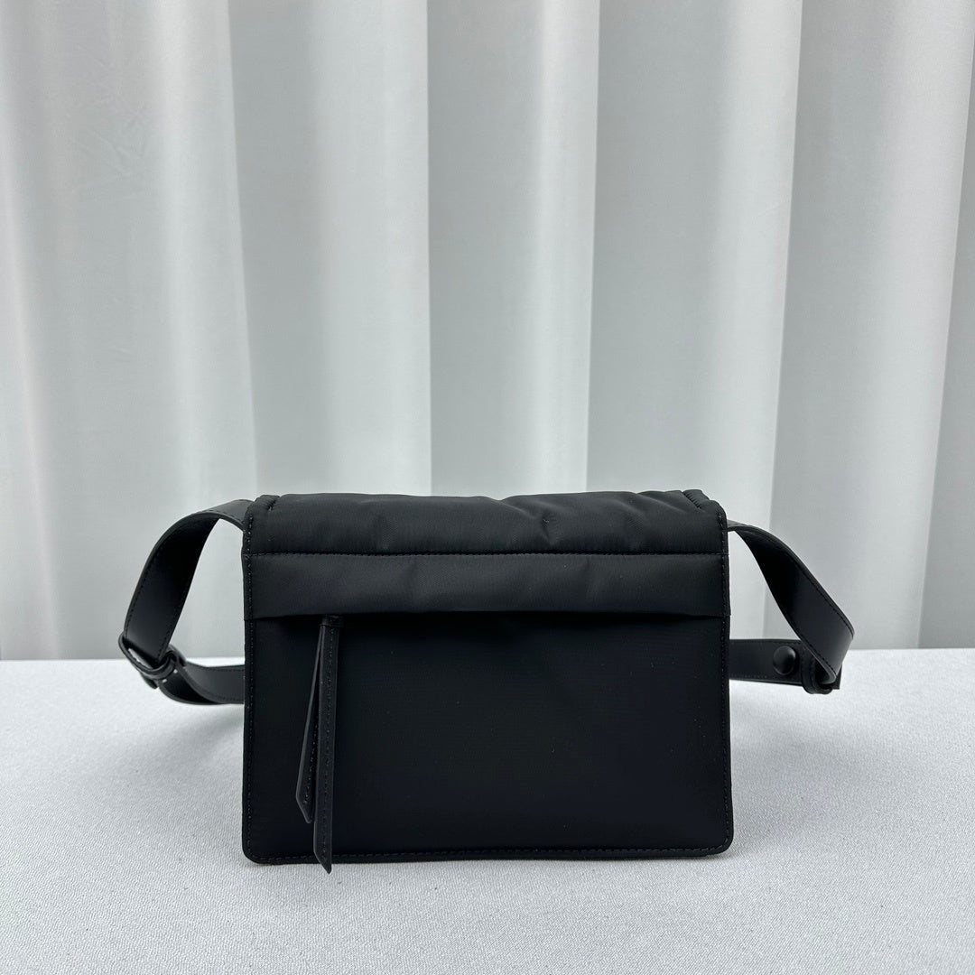 Prada Traveller Small Padded Re-Nylon Shoulder Bag – Black