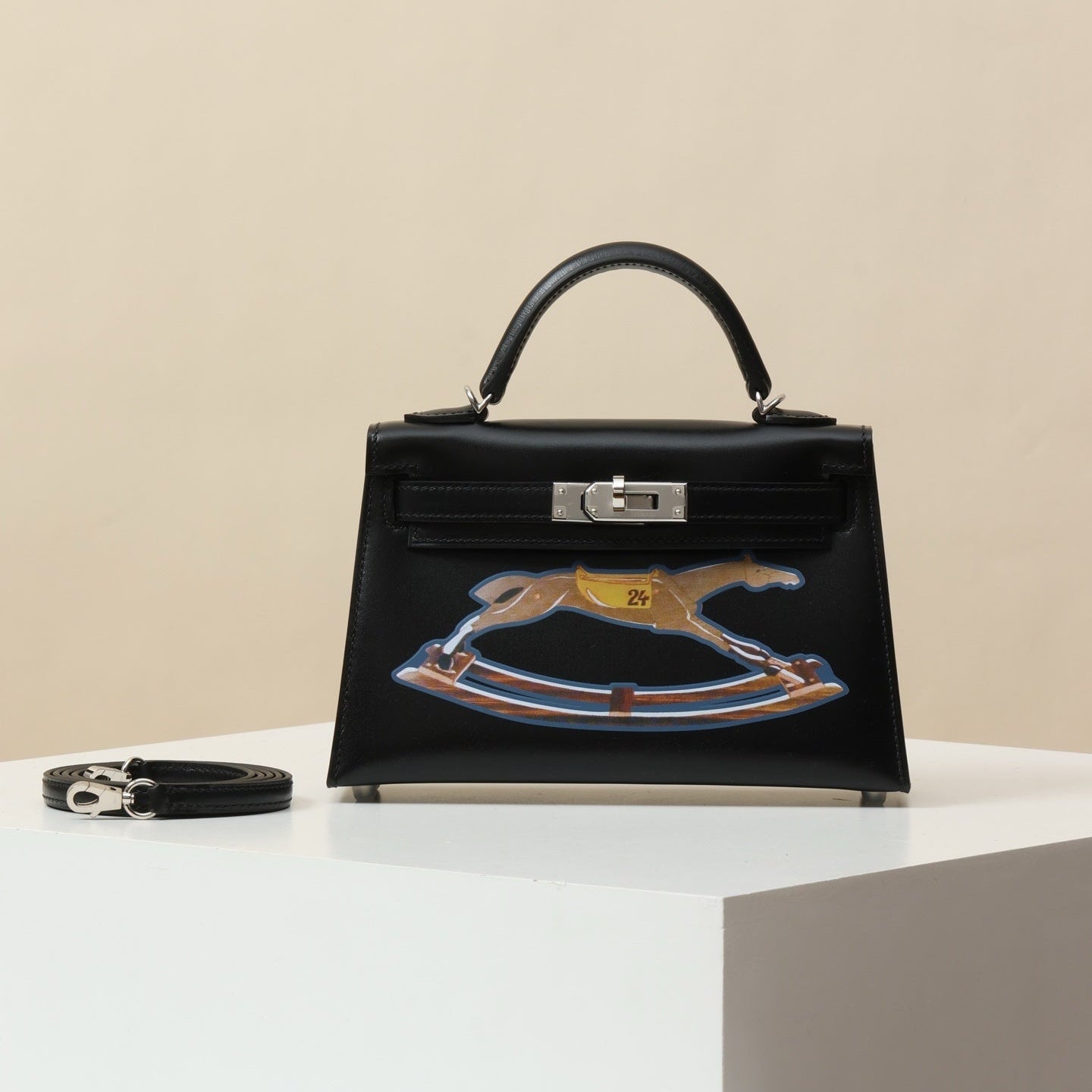 Hermès Kelly 20 Mini Cheval de Bois Handbag