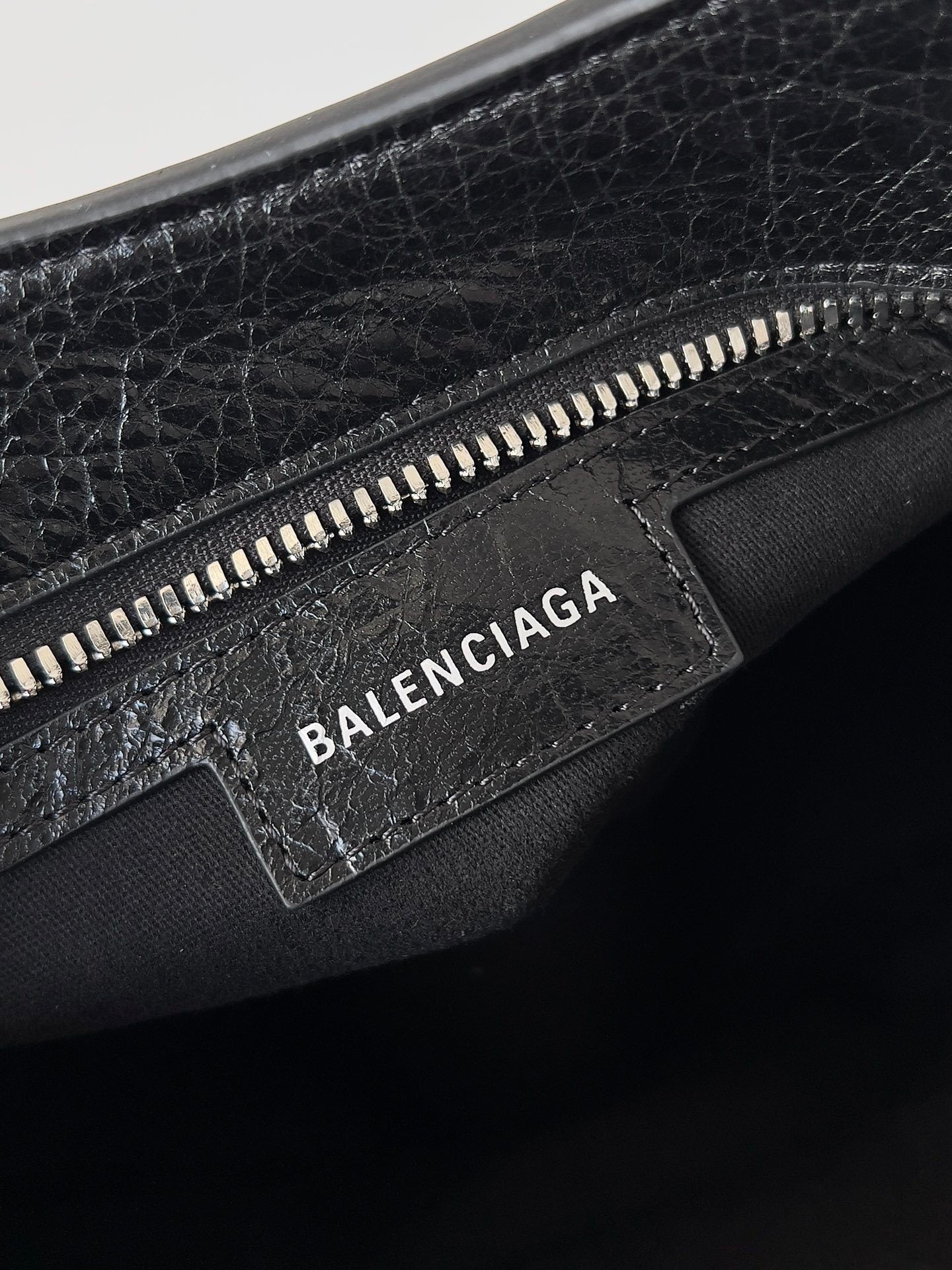 Balenciaga Neo Cagole City Black Leather Studded Bag