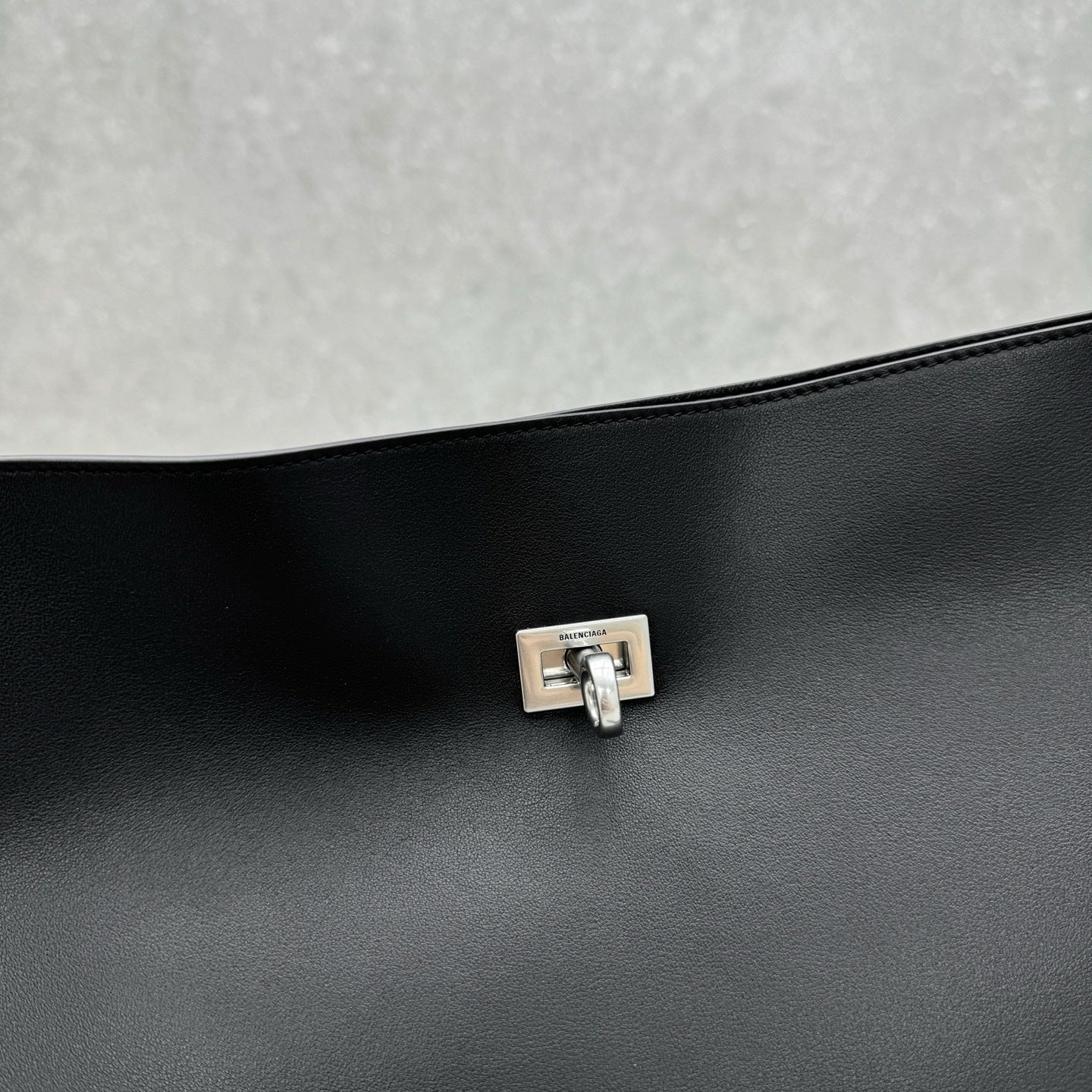 Balenciaga Le City East-West Beige Pink Studded Bag