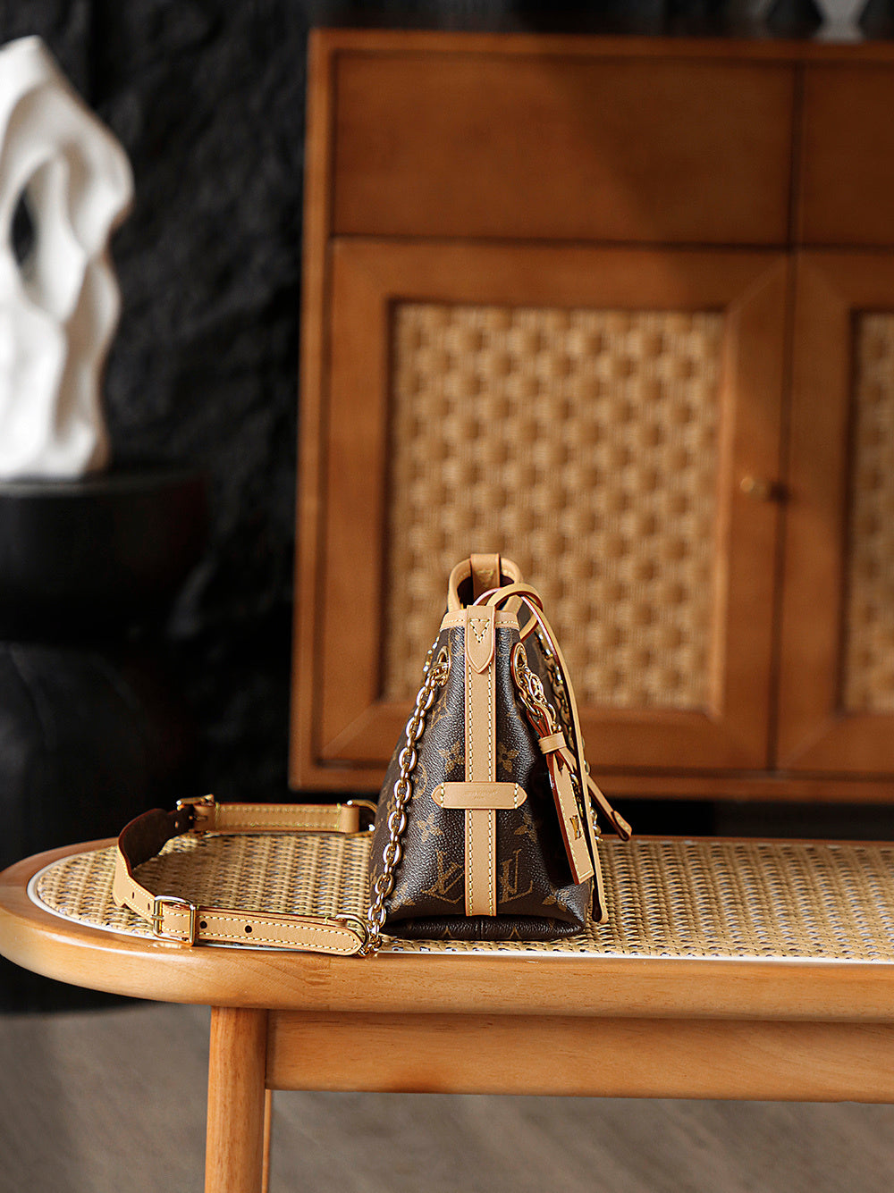 Louis Vuitton CarryAll BB Bag in Monogram Canvas
