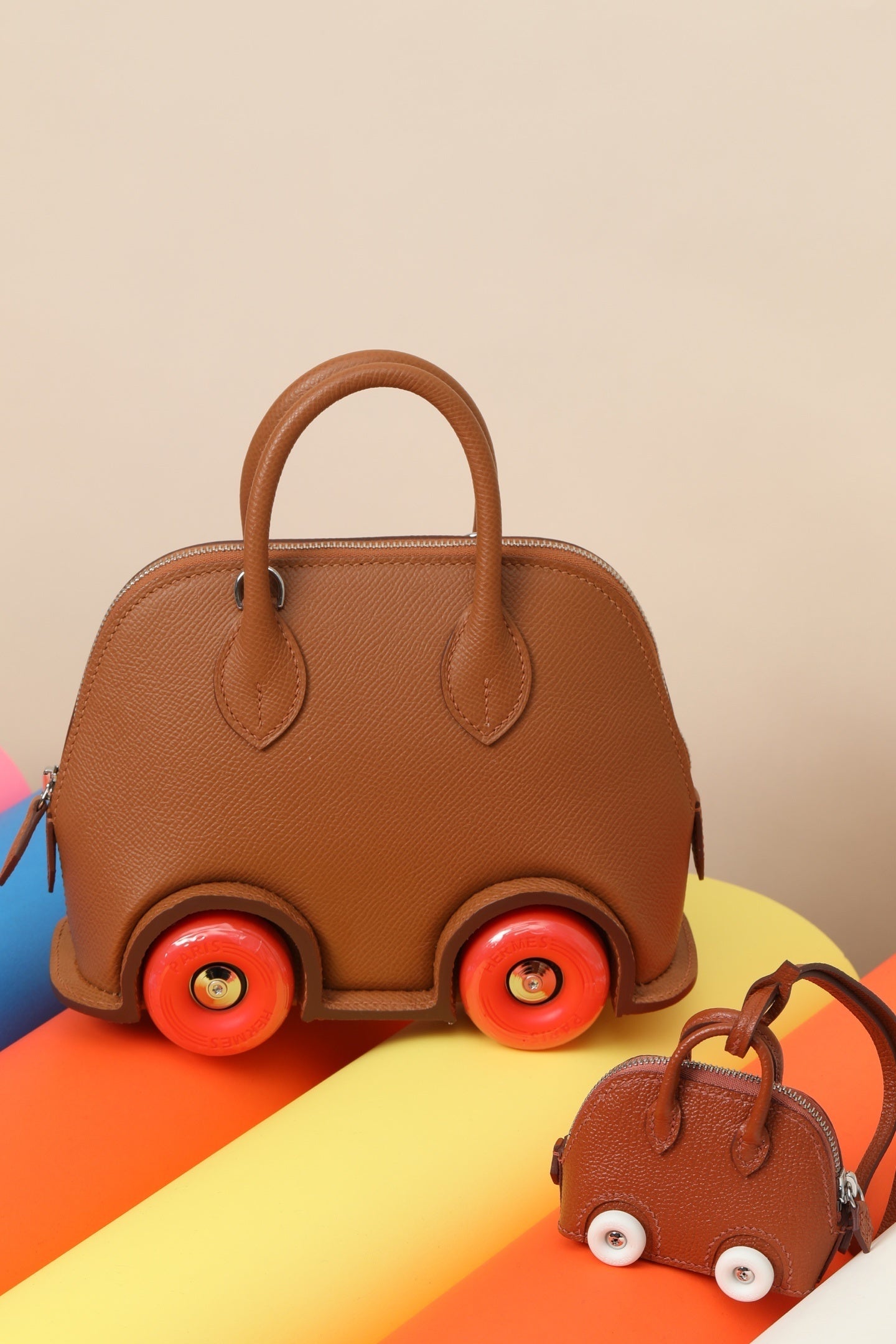 Hermès Bolide on Wheels – Iconic Designer Bag with Miniature Wheels