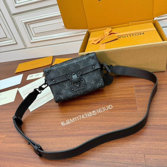 Louis Vuitton Soul Trunk Crossbody Bag Monogram Eclipse Canvas