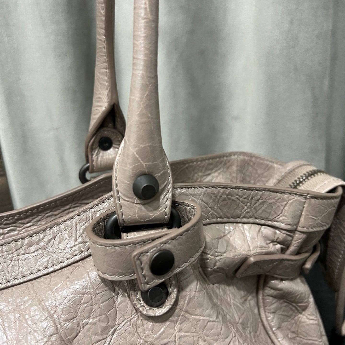 Balenciaga Bel Air Black Smooth Calfskin Shoulder Bag