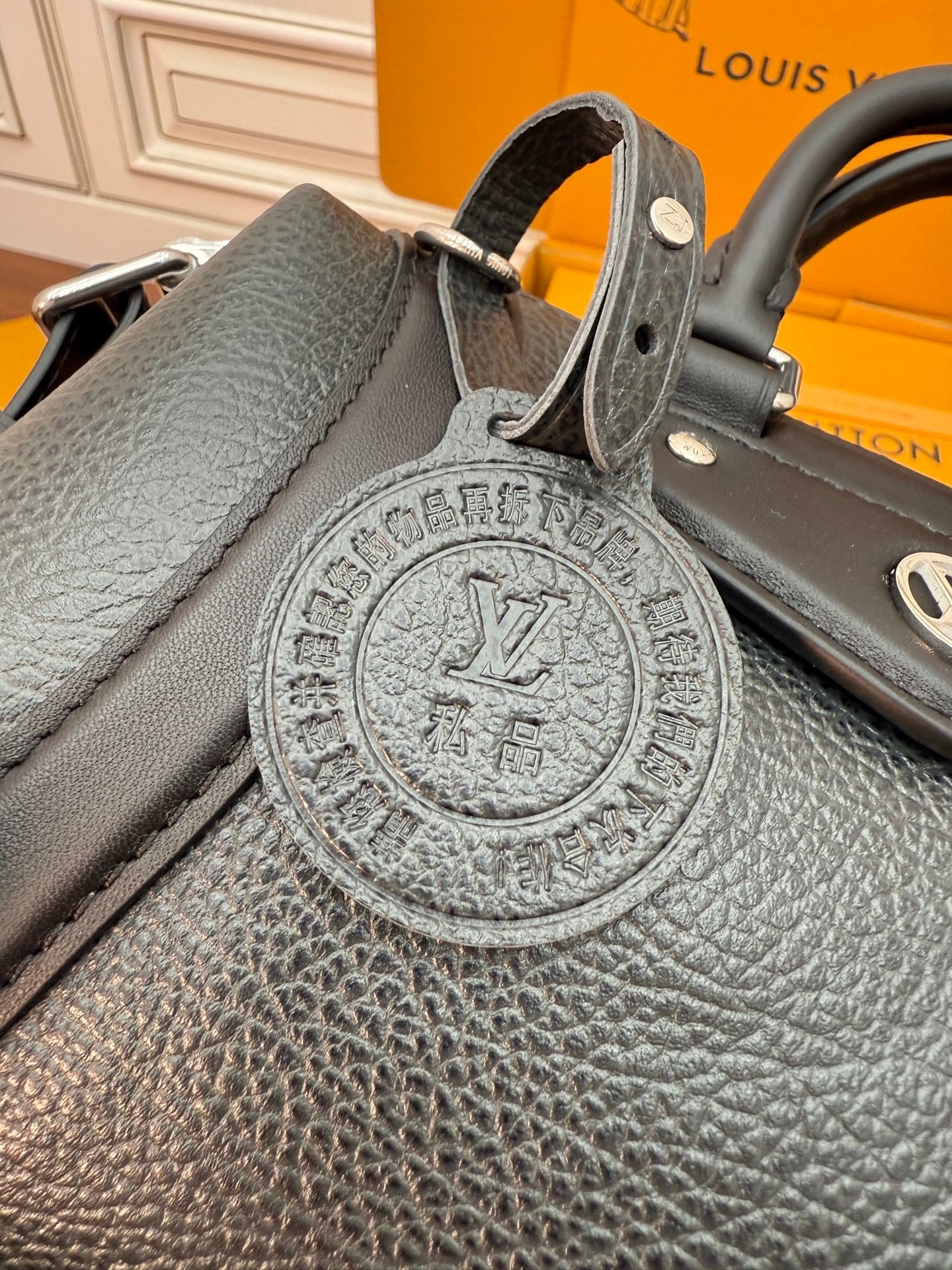 Louis Vuitton LV Biker PM Bag in Black Calf Leather