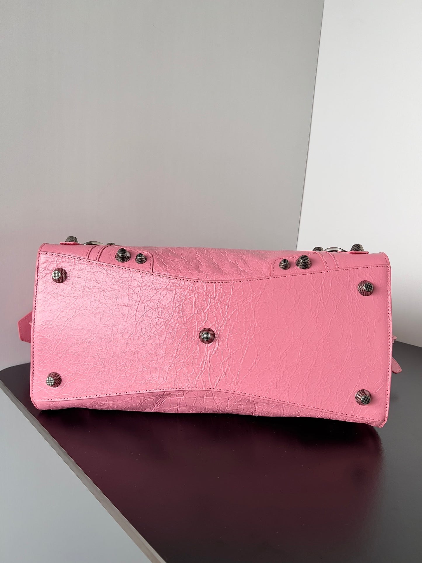 Balenciaga Neo Cagole City Arena Lambskin Leather Bag