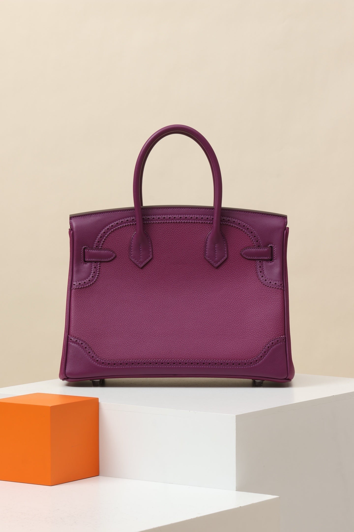 Hermès Birkin Ghillies 30/35 Anemone Purple Leather