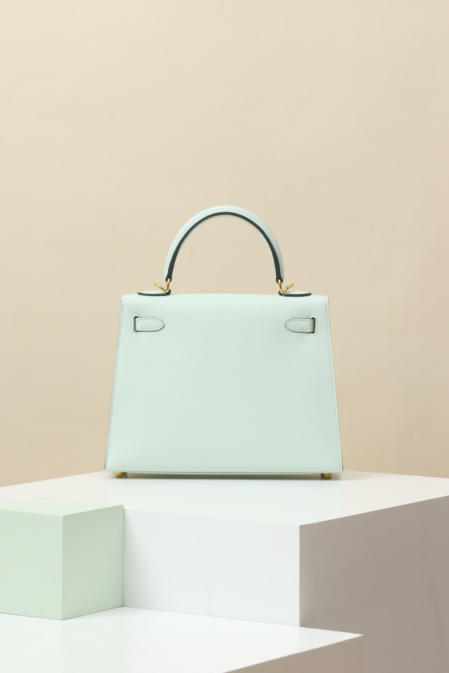 Hermès Kelly 25 Sellier Vert Peppermint Epsom