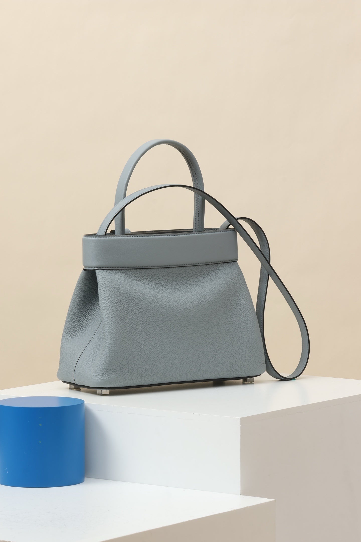 Hermès Medor Bag Gris Meyer Togo & Swift Leather