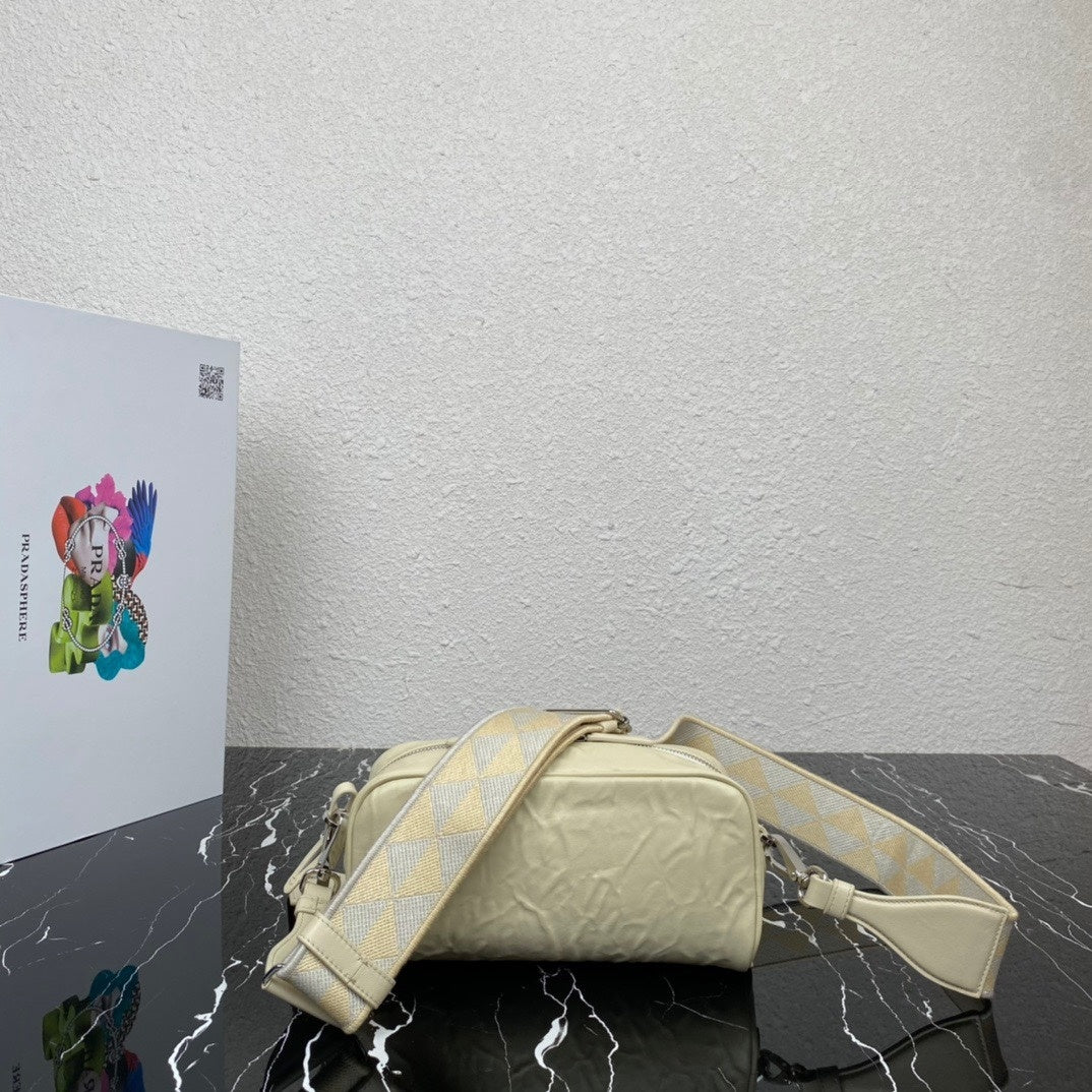 Prada Nappa Antique Leather Shoulder Bag