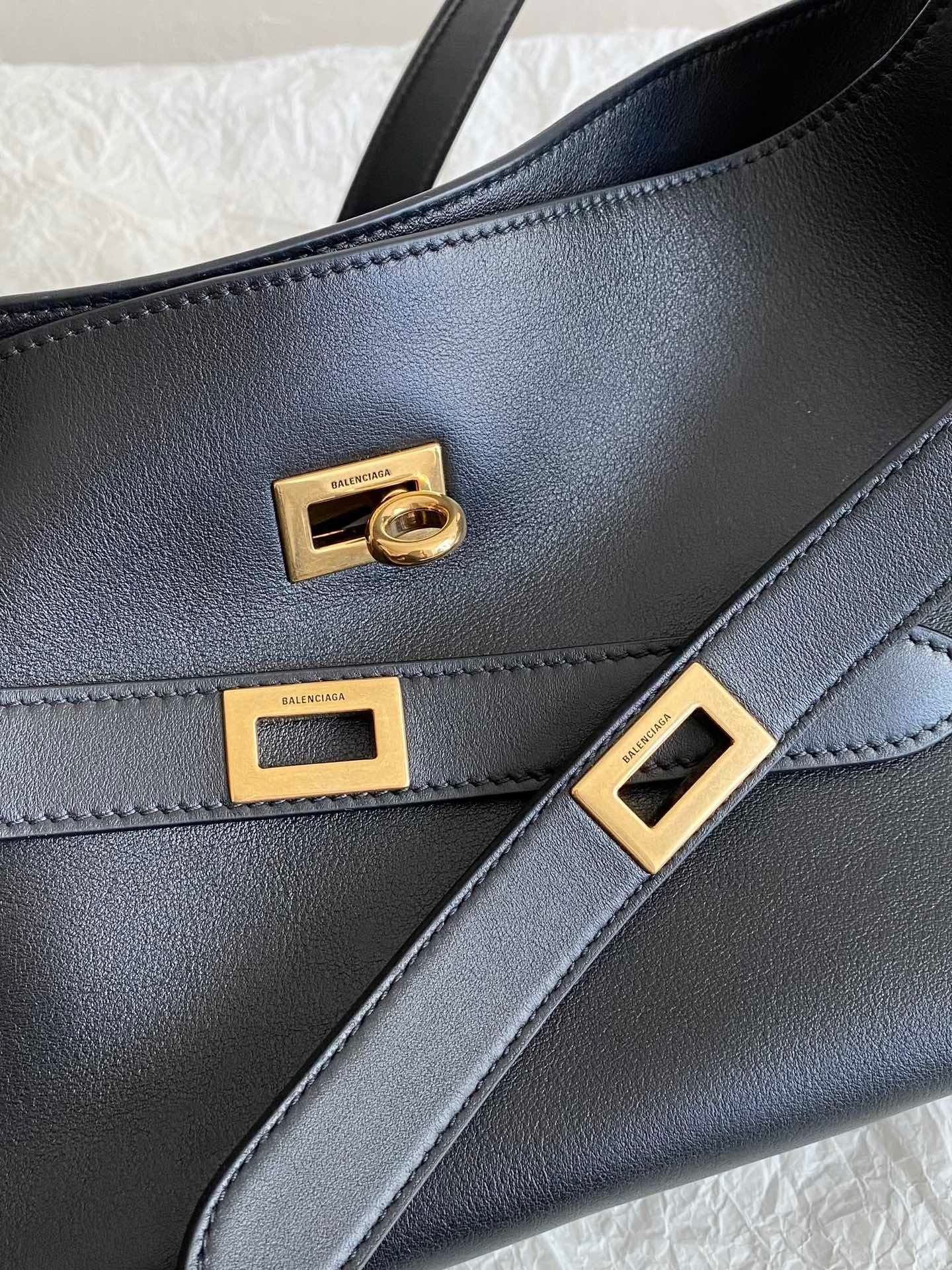 Balenciaga Bel Air Hobo Bag with Belt Buckle Detail