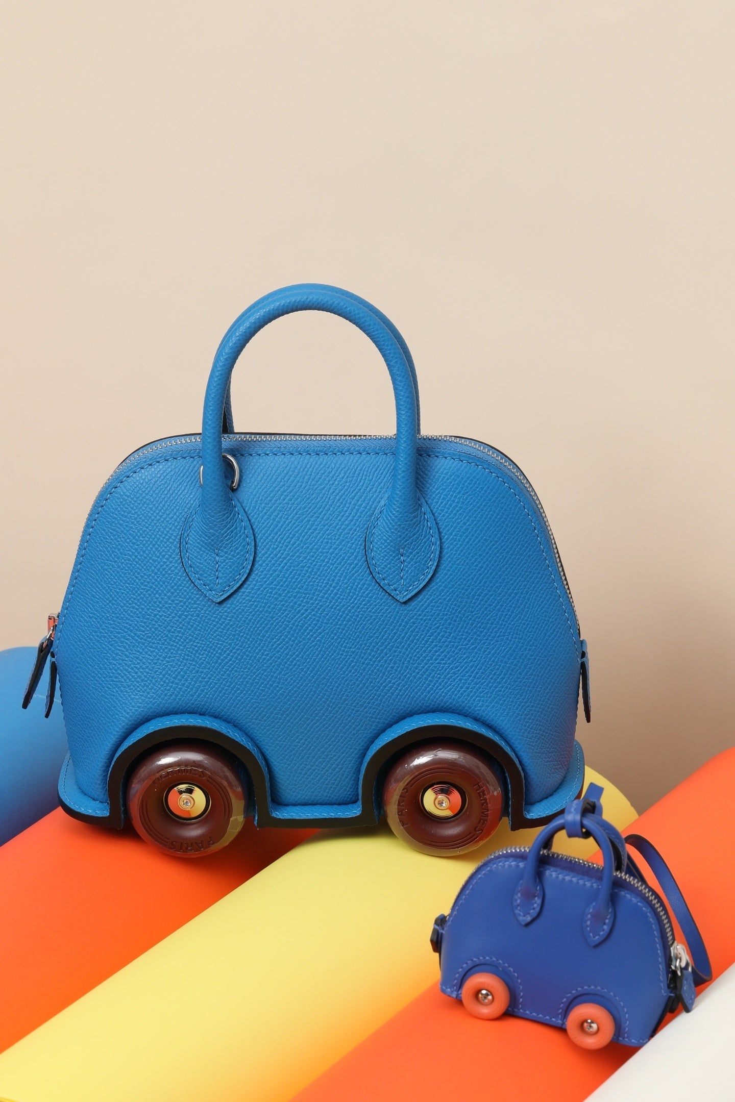 Hermès Bolide on Wheels – Iconic Designer Bag with Miniature Wheels