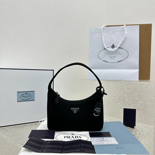 Prada Re-Edition 2000 Black Re-Nylon Shoulder Bag