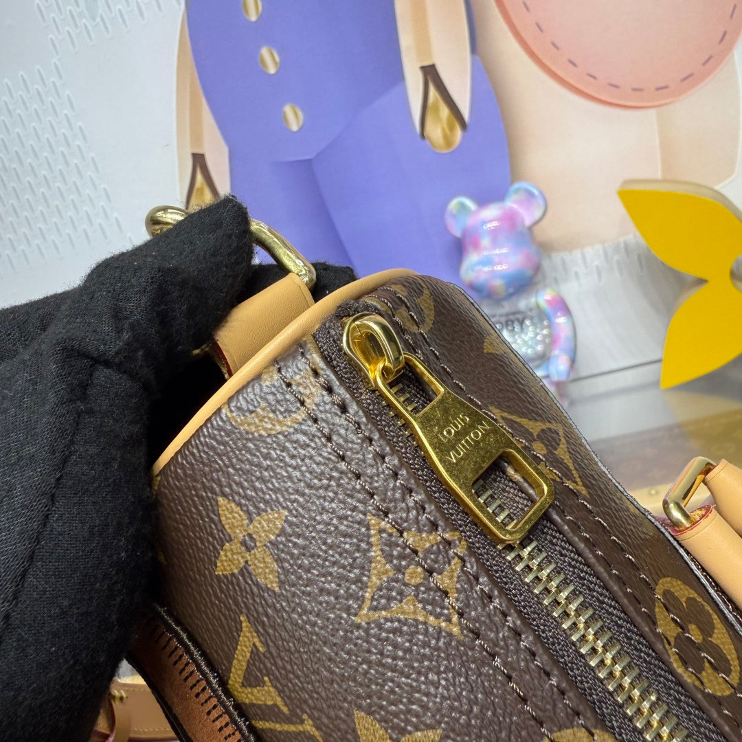 Louis Vuitton Keepall Bandoulière 25 City Bag in Monogram & Damier Canvas