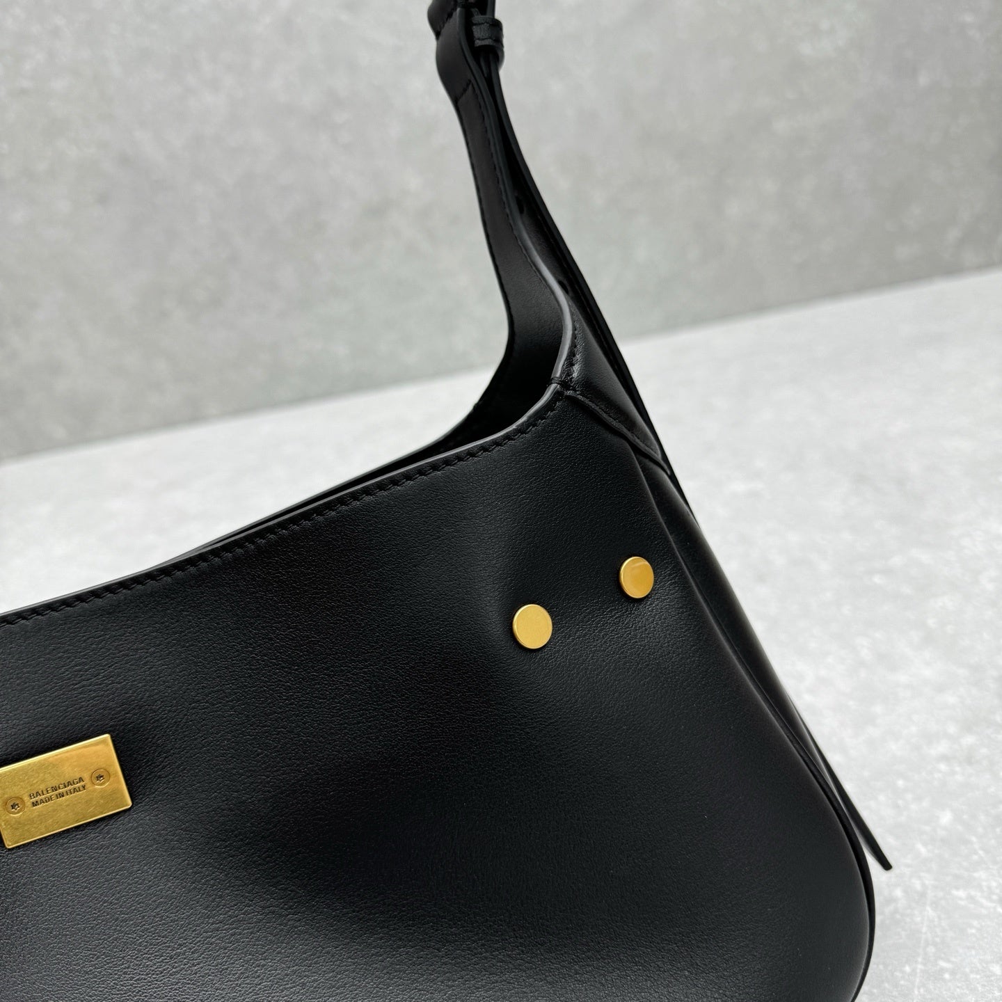 Balenciaga Bel Air Small Black Leather Shoulder Bag