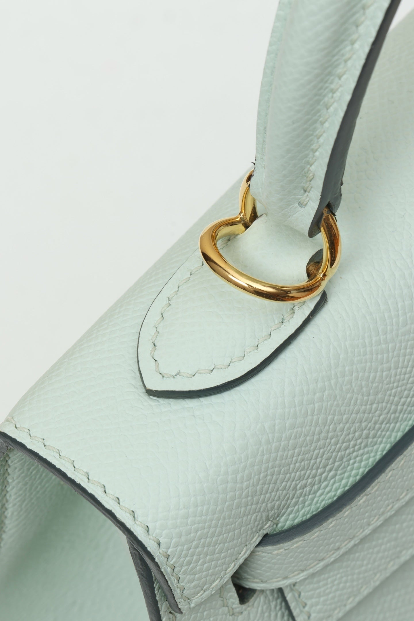 Hermès Kelly 25 Sellier Vert Peppermint Epsom