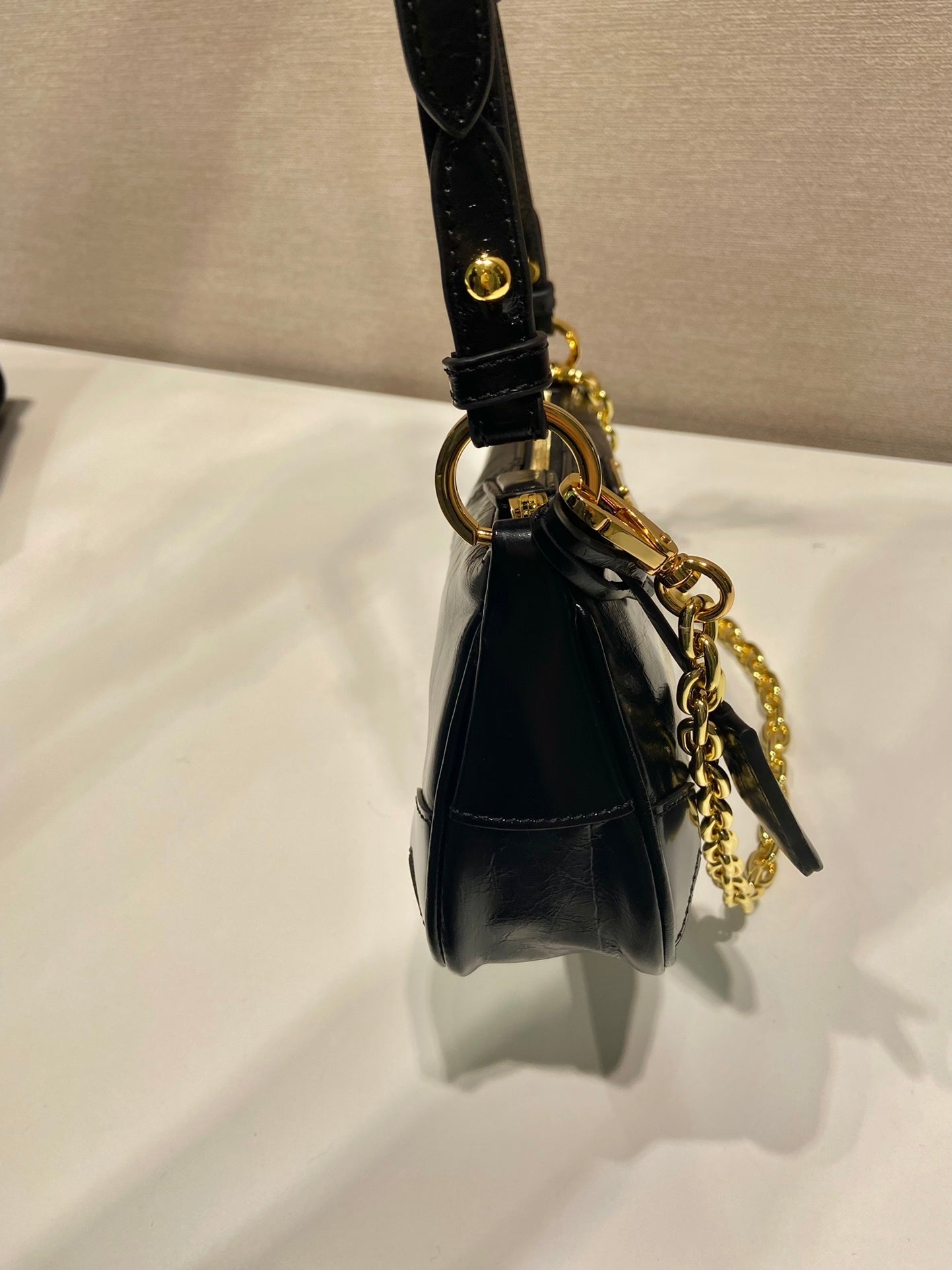 Prada Re-Edition 2002 Medium Leather Shoulder Bag