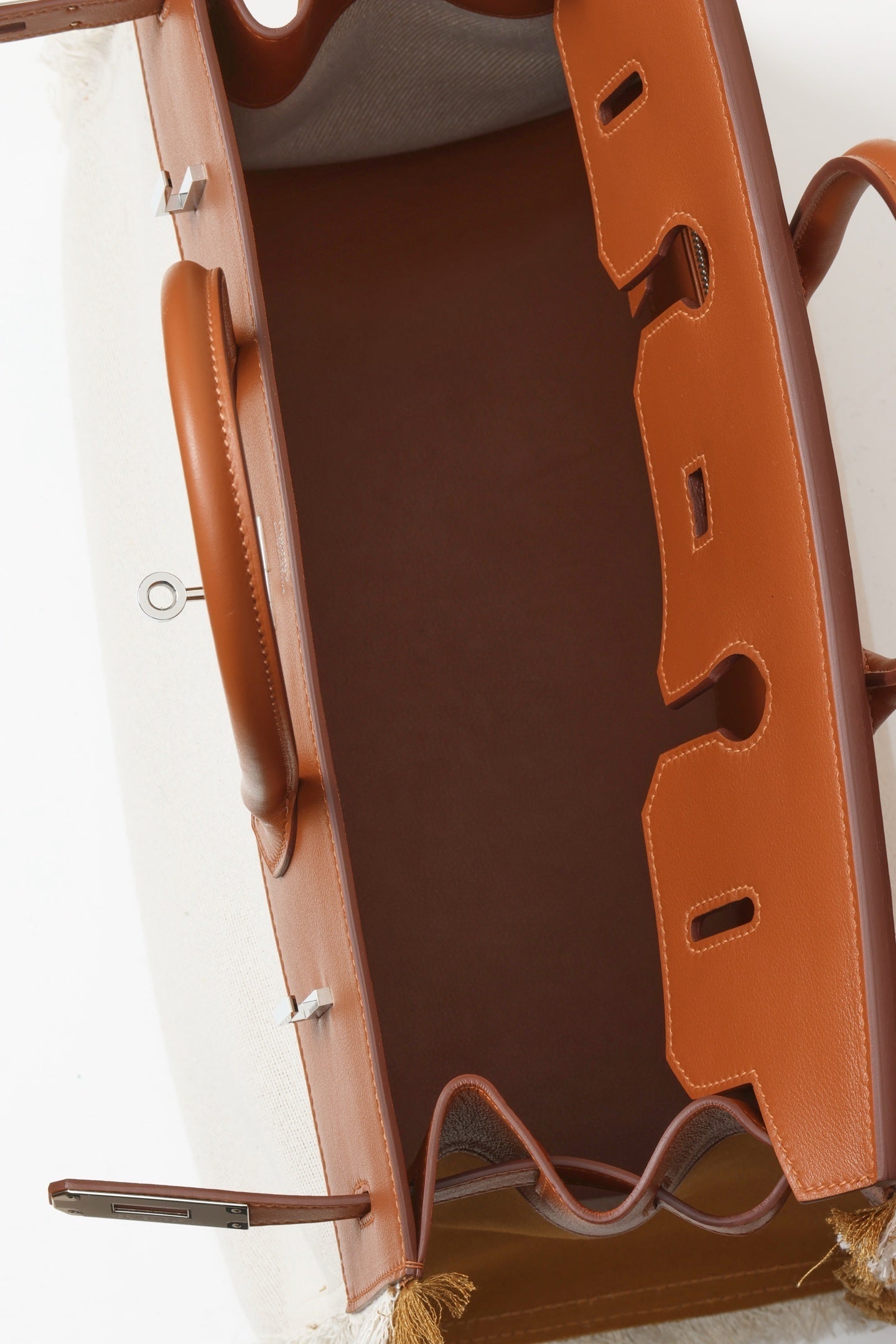Hermès Birkin 35 Fray Fray Toile H & Swift Leather
