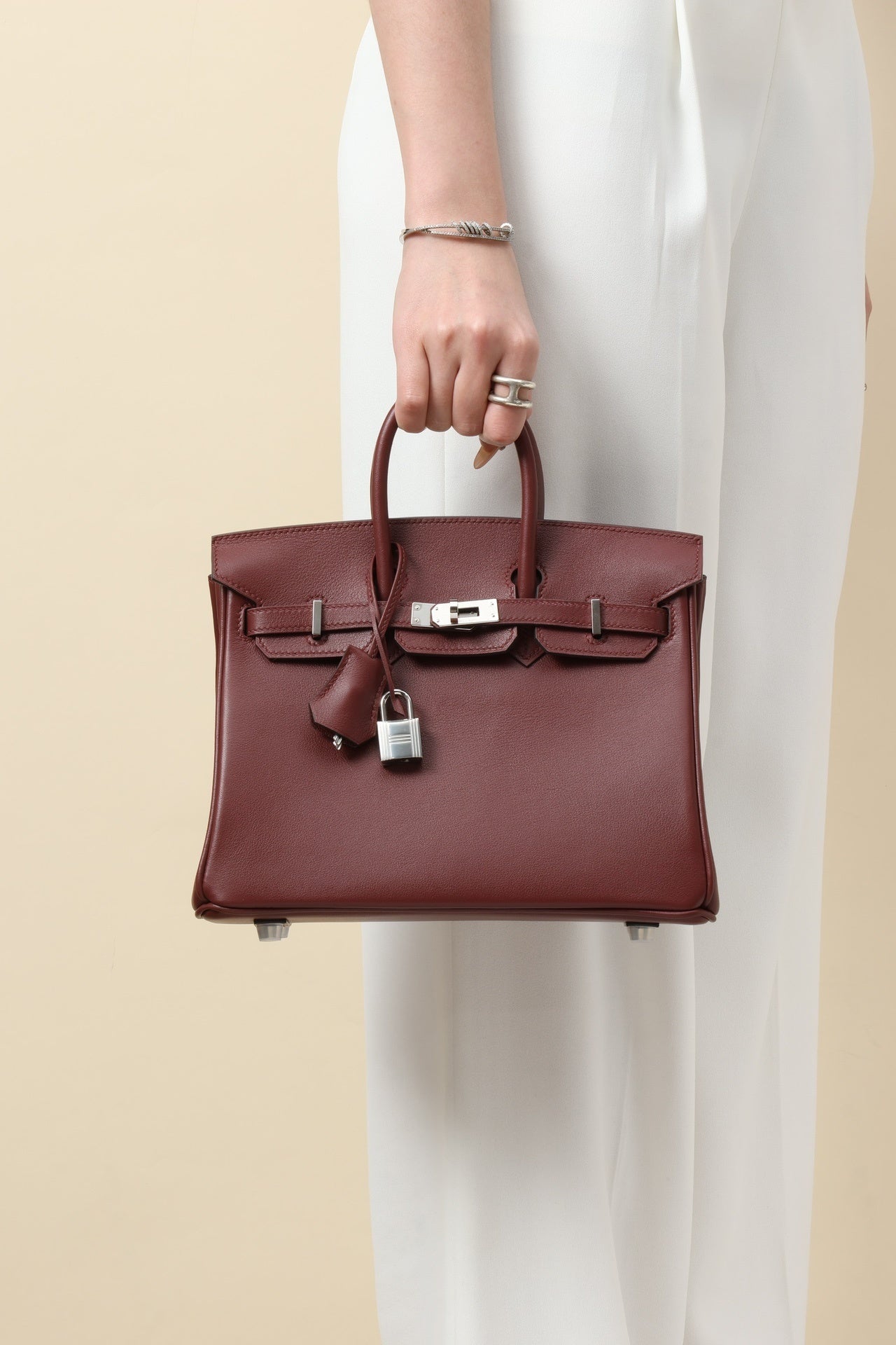 Hermès Birkin 35 Rouge H Palladium Hardware