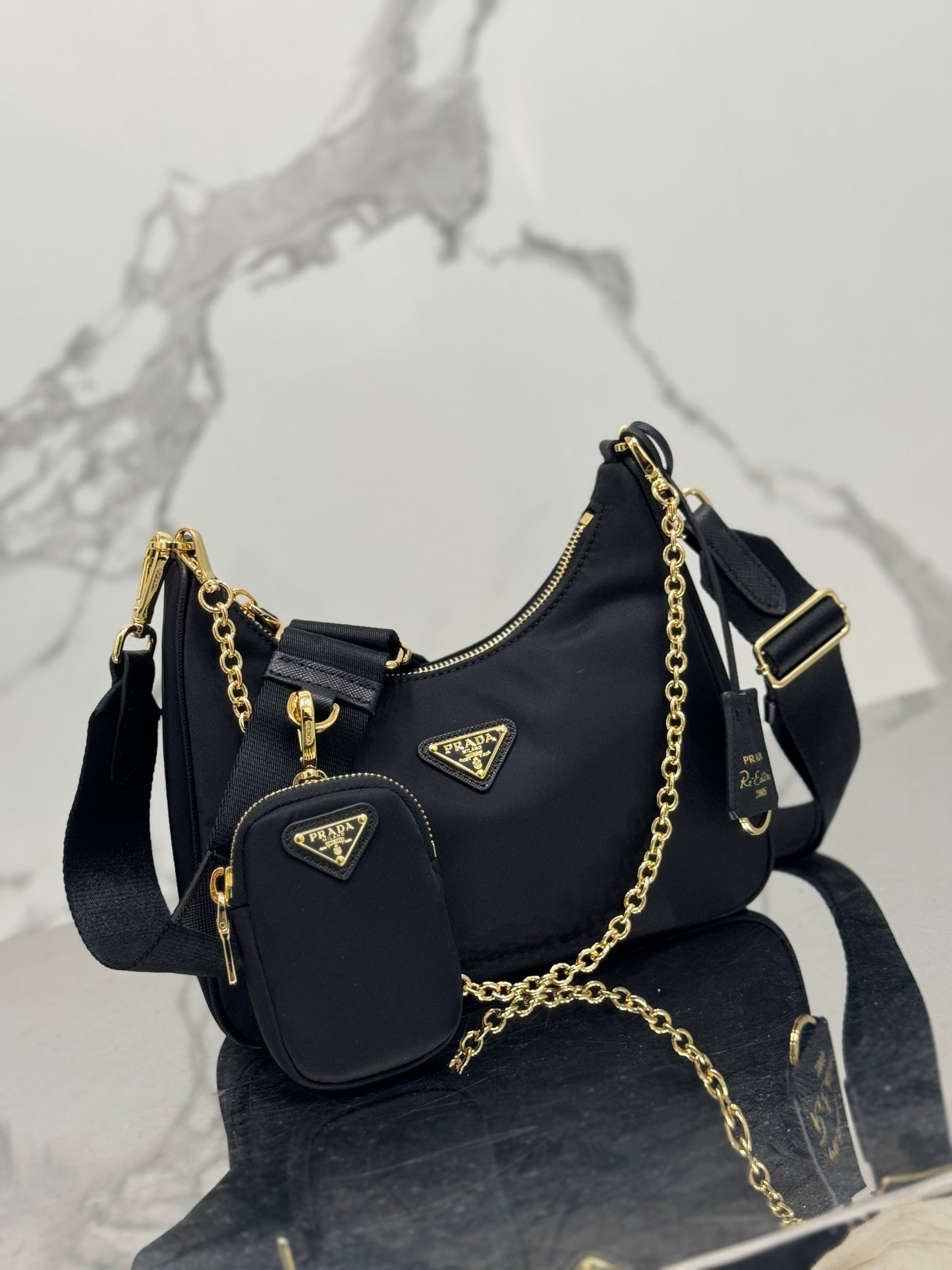 Prada Re-Edition 2005 Re-Nylon Bag – Iconic Designer Nylon Shoulder Bag