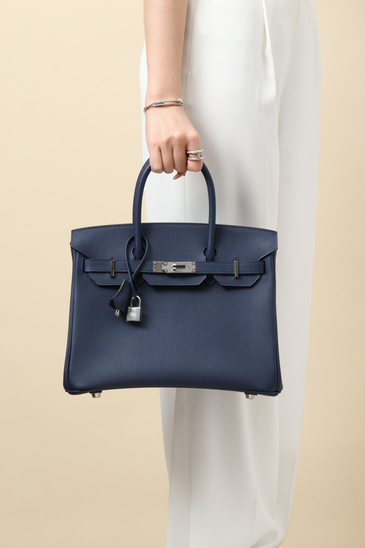 Hermès Birkin 30 Bleu Saphir Palladium Hardware