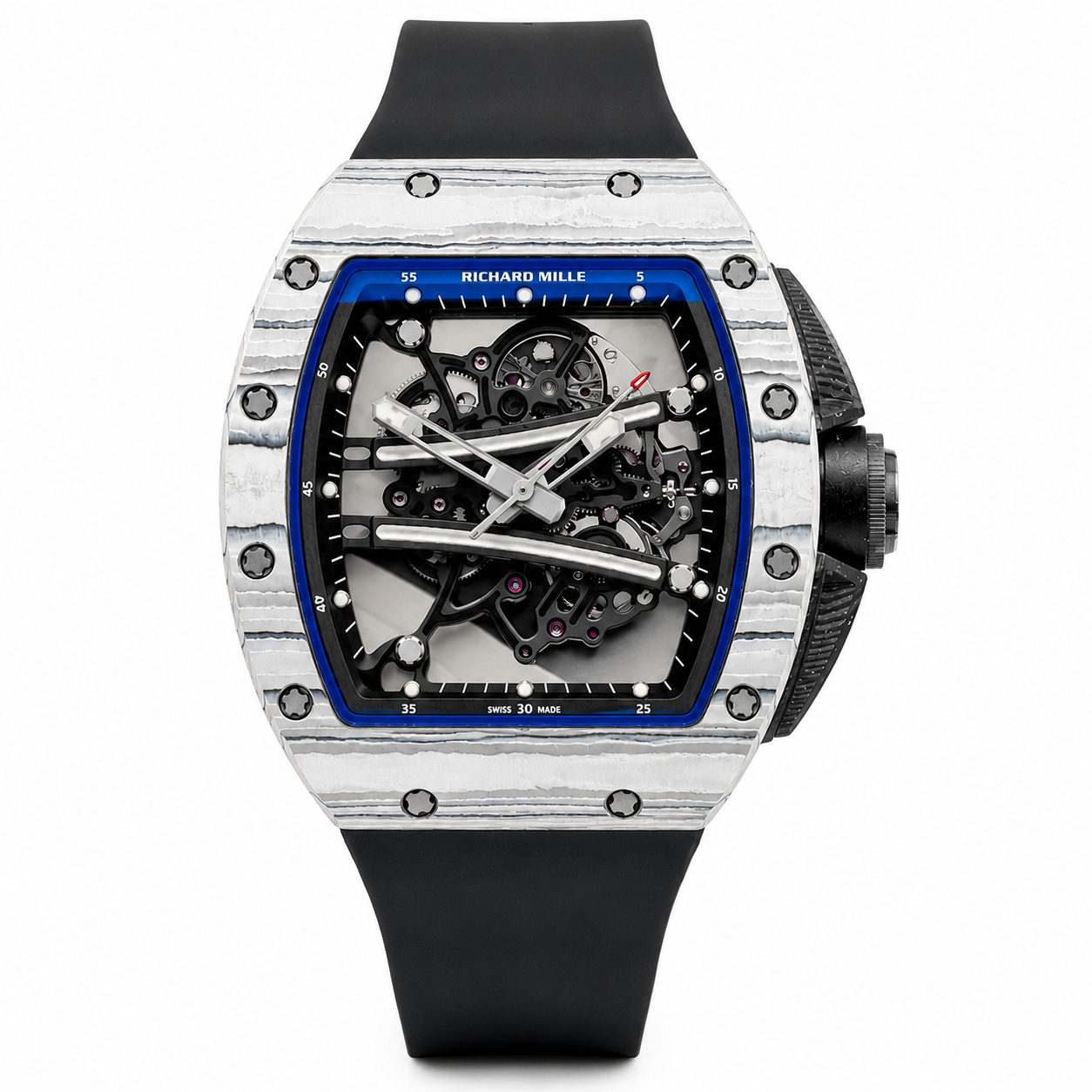 Richard Mille RM 61-01 Yohan Blake White NTPT Carbon Luxury Watch