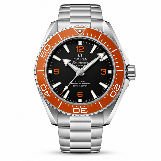 Omega Seamaster Planet Ocean 600M with Orange Ceramic Bezel