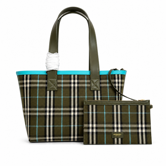 Burberry Murray Archive Beige Check Nylon Backpack
