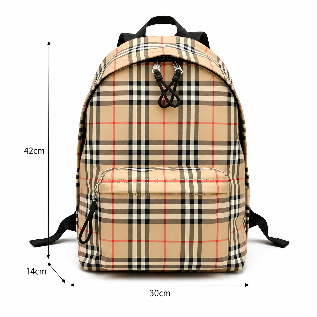 Burberry Jett Backpack in Archive Beige Vintage Check