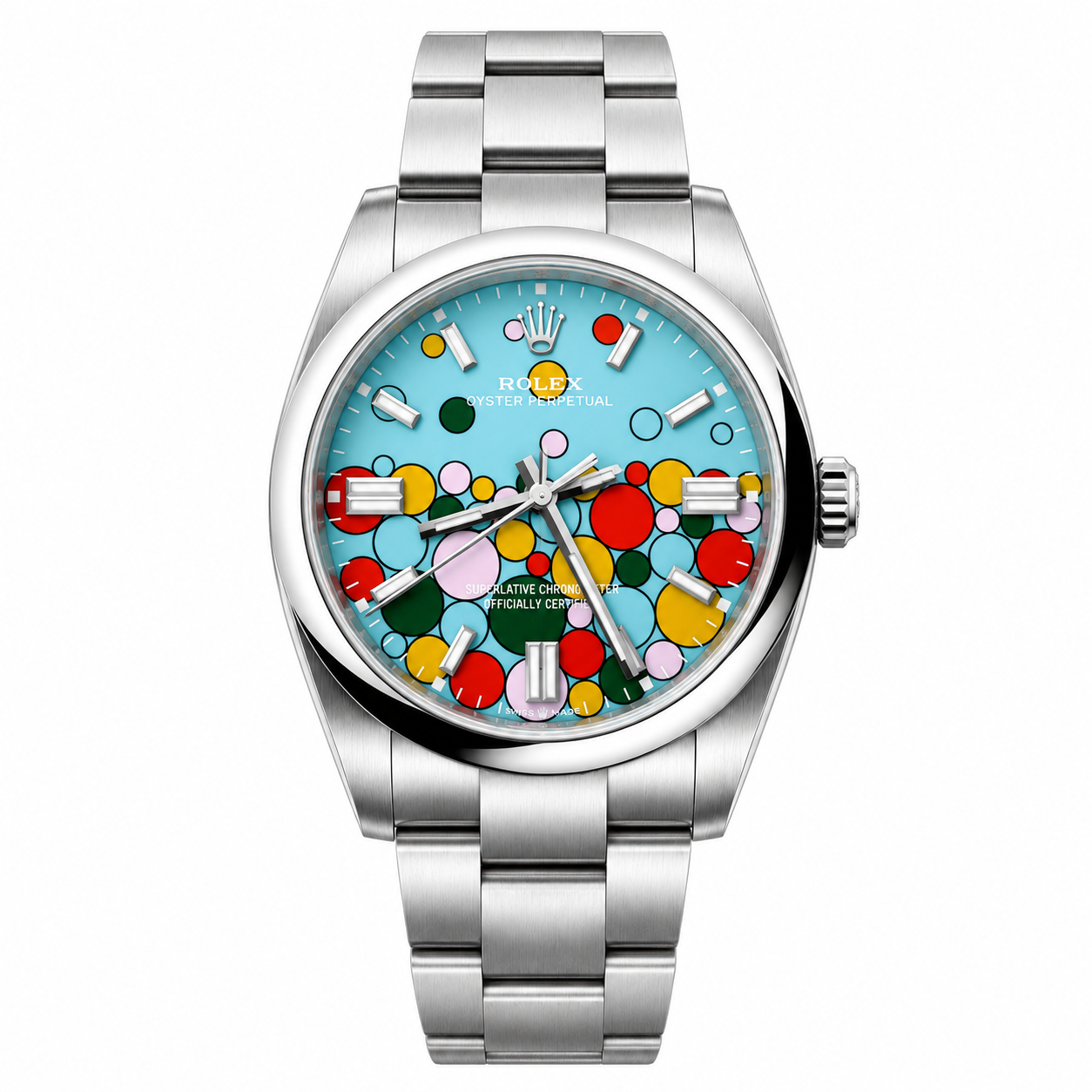 Rolex Oyster Perpetual Celebration Dial Turquoise Watch