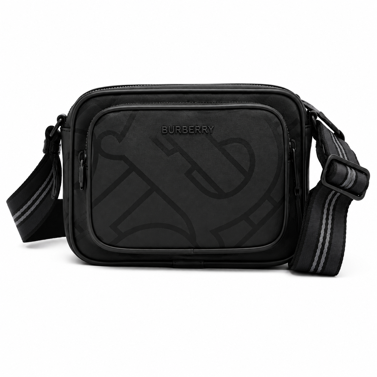 Burberry Paddy Crossbody Bag in Black TB Monogram Jacquard