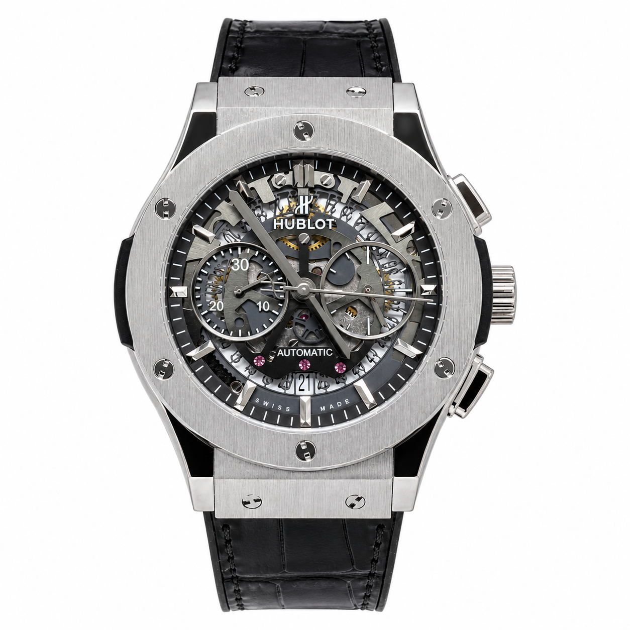 Hublot Classic Fusion Aerofusion 45mm Titanium Skeleton Watch Review & Features