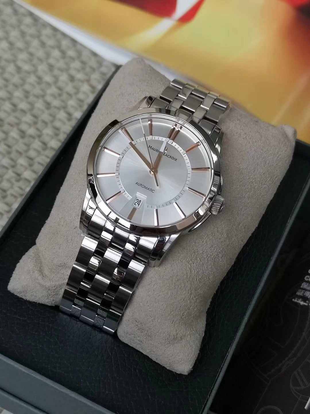 Maurice Lacroix Pontos Date Automatic – Stainless Steel Bracelet